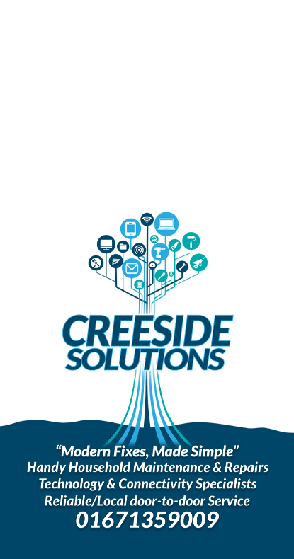 Creeside Solutions Background with Logo